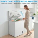 Midea MDRC211FZE01 - Congelador horizontal, 85 cm, 143 L, Blanco - Imagen 9