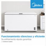 Midea MDRC284FZE01 - Congelador horizontal, 85 cm, 198 L, Blanco - Imagen 10