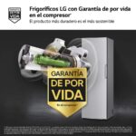 LG GFM61MBCSF - Congelador vertical No Frost, 186 cm, 324 L, Inox texturizado antihuellas - Imagen 7