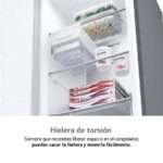 LG GFM61MBCSF - Congelador vertical No Frost, 186 cm, 324 L, Inox texturizado antihuellas - Imagen 8