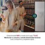 LG GFM61MBCSF - Congelador vertical No Frost, 186 cm, 324 L, Inox texturizado antihuellas - Imagen 9