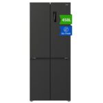 CHiQ CCD460NGE - Frigorífico americano No Frost, 192 cm, 458 L, Inox Oscuro