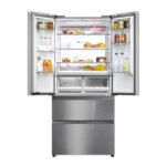 Haier FD 83 Series 7 HFR7819ENGC Cristal - Frigorífico americano No Frost, 190 cm, 504 L, Acero inoxidable - Imagen 3