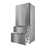 Haier FD 83 Series 7 HFR7819ENGC Cristal - Frigorífico americano No Frost, 190 cm, 504 L, Acero inoxidable - Imagen 4