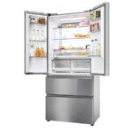 Haier FD 83 Series 7 HFR7819ENGC Cristal - Frigorífico americano No Frost, 190 cm, 504 L, Acero inoxidable - Imagen 5