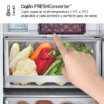 LG GSLE81PYBC - Frigorífico americano No Frost, 179 cm, 628 L, Inox antihuellas - Imagen 11