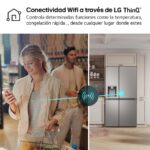 LG GSLE81PYBC - Frigorífico americano No Frost, 179 cm, 628 L, Inox antihuellas - Imagen 16