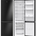 ALPHA Elite-180 - Frigorífico combi No Frost, 179 cm, 262 L, Negro