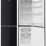 ALPHA Elite Pro-55 - Frigorífico combi, 182 cm, 250 L, Negro