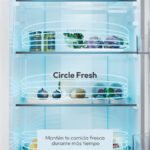 Candy City Fresco CNCQ2T518EX - Frigorífico combi No Frost, 182.5 cm, 279 L, Inox - Imagen 6
