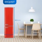 Exquisit RKGC250-70-H-160E - Frigorífico combi, 183 cm, 244 L, Rojo - Imagen 7