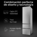 Haier Series 3 HTR3620DNMG - Frigorífico combi No Frost, 205 cm, 414 L, Inox - Imagen 14