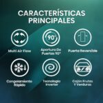 Hisense RB390N4BCC - Frigorífico combi No Frost, 186 cm, 304 L, Inox - Imagen 4