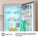 Hisense RB390N4BCC - Frigorífico combi No Frost, 186 cm, 304 L, Inox - Imagen 8
