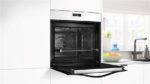 Horno a vapor - Balay 3HD5829B3, Multifunción, Pirolítico, 71 l, Función Freidora de Aire, Control Deslizante, 60 cm, Cristal Blanco - Imagen 5
