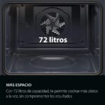 Horno - AEG TU5AB20WSK, Multifunción, Limpieza por agua, 72 l, Display LED, 60 cm, Negro - Imagen 7