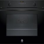Horno - Balay 3HB5159N4, Serie Cristal, Multifunción, Hidrolítica, 71 l, Función Freidora de Aire, Aire Caliente 3D Profesional, 60 cm, Cristal Negro