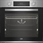 Horno - Beko BBIE123001XD, Multifunción, Limpieza Hidrólitica, 72l, 59.4 cm, Tecnología Aeroperfect, Pantalla LED, Inox
