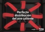Horno - Beko BBIE18300W, Multifunción, Hidrólisis, 72 l, 59.4 cm, Tecnología Aeroperfect, Función vapor, Blanco - Imagen 7