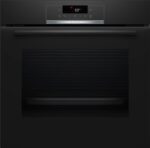 Horno - Bosch HBA572EB3, Serie 4, Multifunción, Pirolítico, 71 l, 3D Hotair, Función Air Fry, 60 cm, Negro