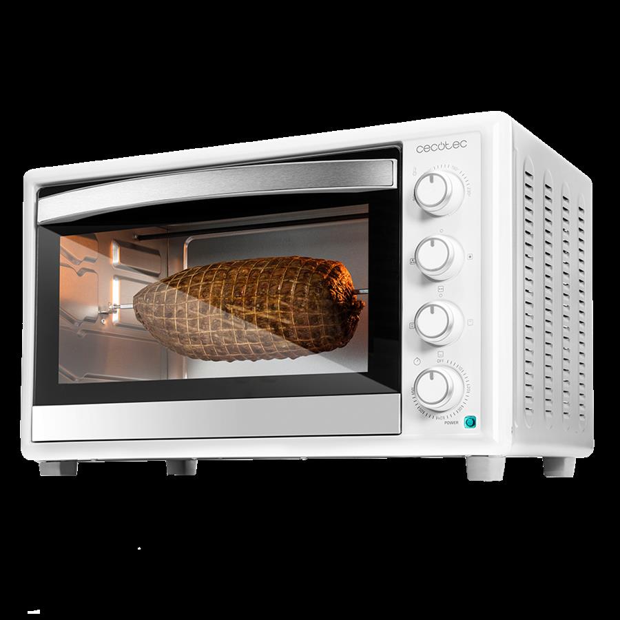 horno-de-convecci-n-cecotec-bake-toast-4600-white-gyro-horno-1622482-1 Horno de convección - Cecotec Bake&Toast 4600 White Gyro, Horno de convección con rustidor giratorio, 46 litros, 12 funciones, 2000 W, Blanco - Imagen 1
