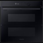 Horno de vapor - Samsung NV7B5750TDK/U1, Multifunción, Pirolítico, Air Fry, 76l, 59.5 cm, Dual Cook Flex, WiFi, Negro