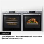 Horno de vapor - Samsung NV7B5750TDK/U1, Multifunción, Pirolítico, Air Fry, 76l, 59.5 cm, Dual Cook Flex, WiFi, Negro - Imagen 5