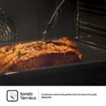 Horno - Hisense BSA66346ADBGWIFI, Multifunción, Hidrolítico, 77 l, 59.5 cm, WiFi, Doble Grill, Air Fry, Negro - Imagen 7