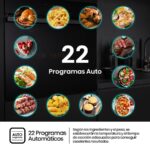 Horno - Hisense BSA66346ADBGWIFI, Multifunción, Hidrolítico, 77 l, 59.5 cm, WiFi, Doble Grill, Air Fry, Negro - Imagen 9