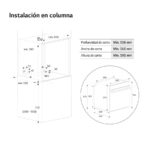 Horno - LG WS7D7631WB, Multifunción, Pirolítico, Sistema de limpieza Blue EasyClean™, 76 L, 59.2 cm, ThinQ™, Acero negro mate - Imagen 2