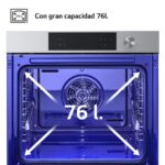Horno - LG WSED7613S, Multifunción, Pirolítico, 76 L, 59.2 cm, EasyClean™, ThinQ™, Acero inoxidable - Imagen 8