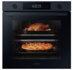 Horno - Samsung Dual Cook NV7B4430ZAB/U1, Multifunción, Pirolítico, 76l, 59.5 cm, Función WiFi con SmartThings, Negro - Imagen 3