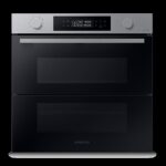 Horno - Samsung NV7B4530ZAS/U1 Dual Cook Flex, Multifunción, Pirolítico, 76l, 59.5 cm, WiFi, Puerta Flexible, Inox