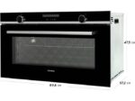 Horno - Siemens VB558C0S0, Multifunción, 85 L, Integrado, 90 cm, Precalentamiento rápido, Display LCD - Imagen 4