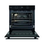 Horno - Whirlpool OMSR58RU1SB, Multifunción, Pirolítico + Hidrolítico,71 l, 59.5 cm, Guías telecópicas, Función Vapor, Smart Clean, Negro - Imagen 4