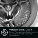 AEG LFE6G54H2B - Lavadora de carga frontal, 10.5 kg, 1400 rpm, Blanco - Imagen 4