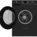 ALPHA TITAN Elite-7 - Lavadora de carga frontal, 7 kg, 1200 rpm, Negro