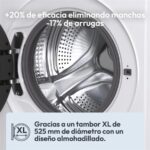 Candy BR 48SBL6-S - Lavadora de carga frontal, 8 kg, 1400 rpm, Blanco - Imagen 6