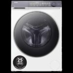 Haier HW120-B14367U-IB - Lavadora de carga frontal, 12 kg, 1400 rpm, Blanco