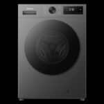 Hisense WF1I9042BTP2 - Lavadora de carga frontal, 9 kg, 1400 rpm, Inox / Gris