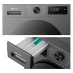 Hisense WF1I9042BTP2 - Lavadora de carga frontal, 9 kg, 1400 rpm, Inox / Gris - Imagen 4