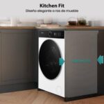 Hisense WF5I1245BWR - Lavadora de carga frontal, 12 kg, 1400 rpm, Blanco - Imagen 14