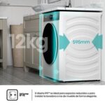 Hisense WF5I1245BWR - Lavadora de carga frontal, 12 kg, 1400 rpm, Blanco - Imagen 7