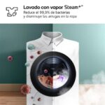 LG F2X50S8TSC - Lavadora de carga frontal, 8 kg, 1200 rpm, Inox - Imagen 11