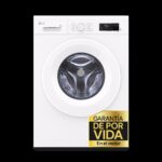 LG F4X1008NWH - Lavadora de carga frontal, 8 kg, 1400 rpm, Blanco Marfil