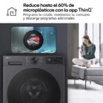 LG F4X5009TBB - Lavadora de carga frontal, 9 kg, 1400 rpm, Acero Grafito Mate - Imagen 13