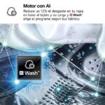 LG F4X5009TBB - Lavadora de carga frontal, 9 kg, 1400 rpm, Acero Grafito Mate - Imagen 6