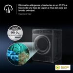 Samsung WW90CGC04DABEC - Lavadora de carga frontal, 9 kg, 1400 rpm, Negro - Imagen 9
