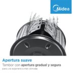 Midea MF100T80B/W-ES - Lavadora de carga superior, 8 kg, 1300 rpm, Blanco - Imagen 8