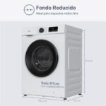 VOK EVW-10BAW12PR - Lavadora de carga frontal, 10 kg, 1200 rpm, Blanco - Imagen 3